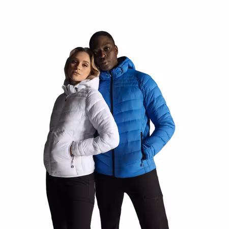 Base vadderad lättviktsjacka i återvunnen polyamid för herr | Printer