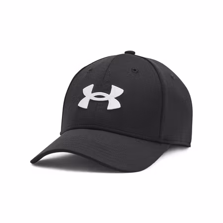 Vit performancekeps med stretch passform och kurvad skärm – Blitzing 2 | Under Armour