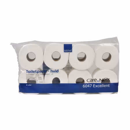 Premium toalettpapper i nyfiber, 3-lagers - 72 rullar | Abena