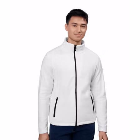Slitstark microfleececardigan för herr i återvunnen polyester | ID Identity