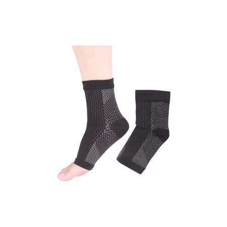 Kompressionsstrumpor med stöd för häl och fotvalv, 2-pack | Footio