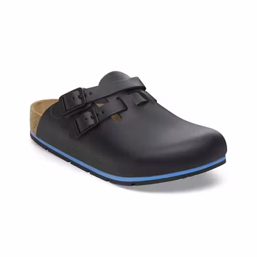 Arbetssko i PU-belagt läder med flexibel hälrem - Kay PRO | Birkenstock
