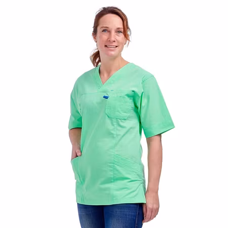 Grön tunika i polyester och bomull | TK Design