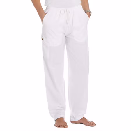 Vit byxa i polyester och bomull | TK Design