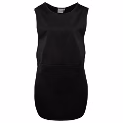 Långt tabard-förkläde med ficka | Premier
