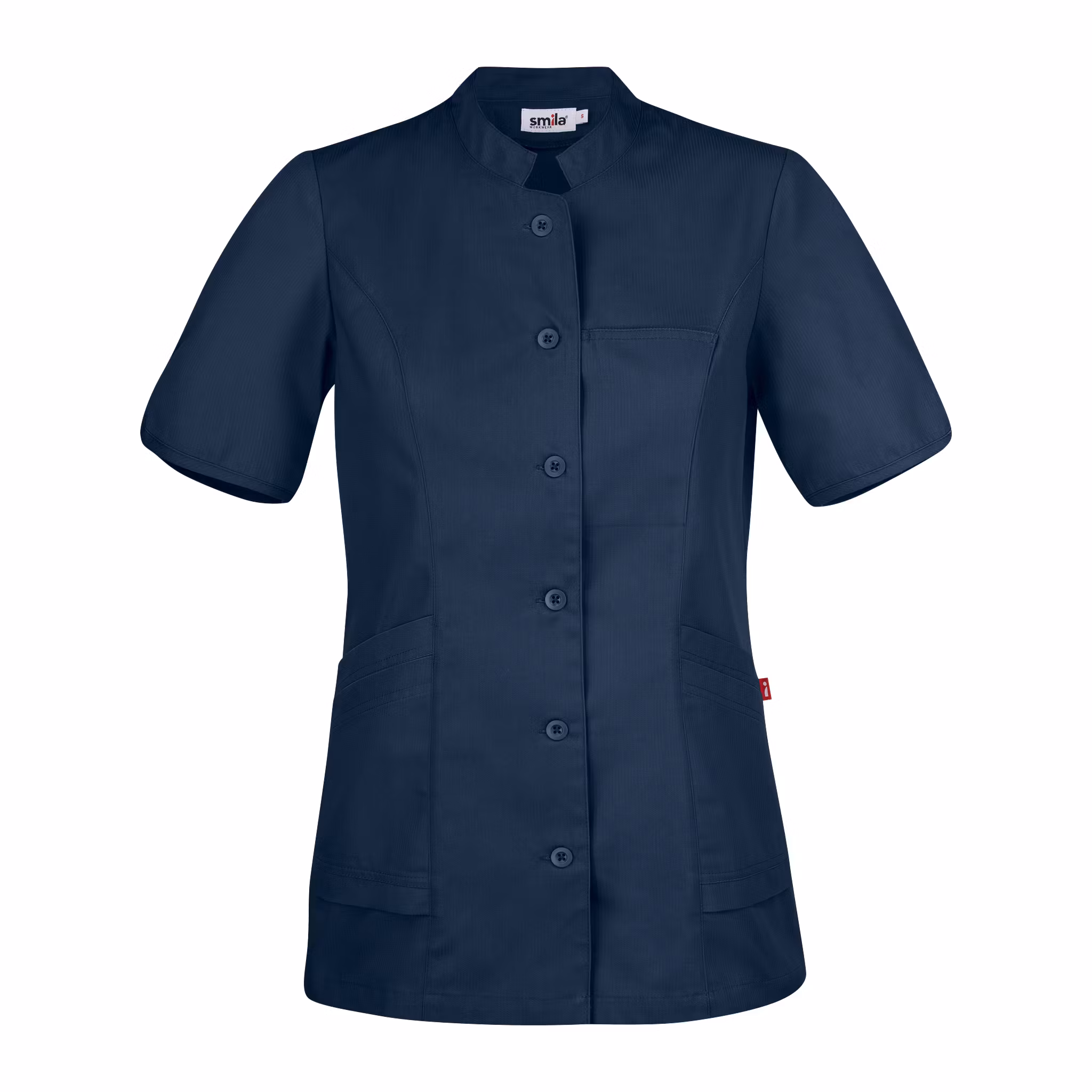 Blus med kinakrage | Smila Workwear