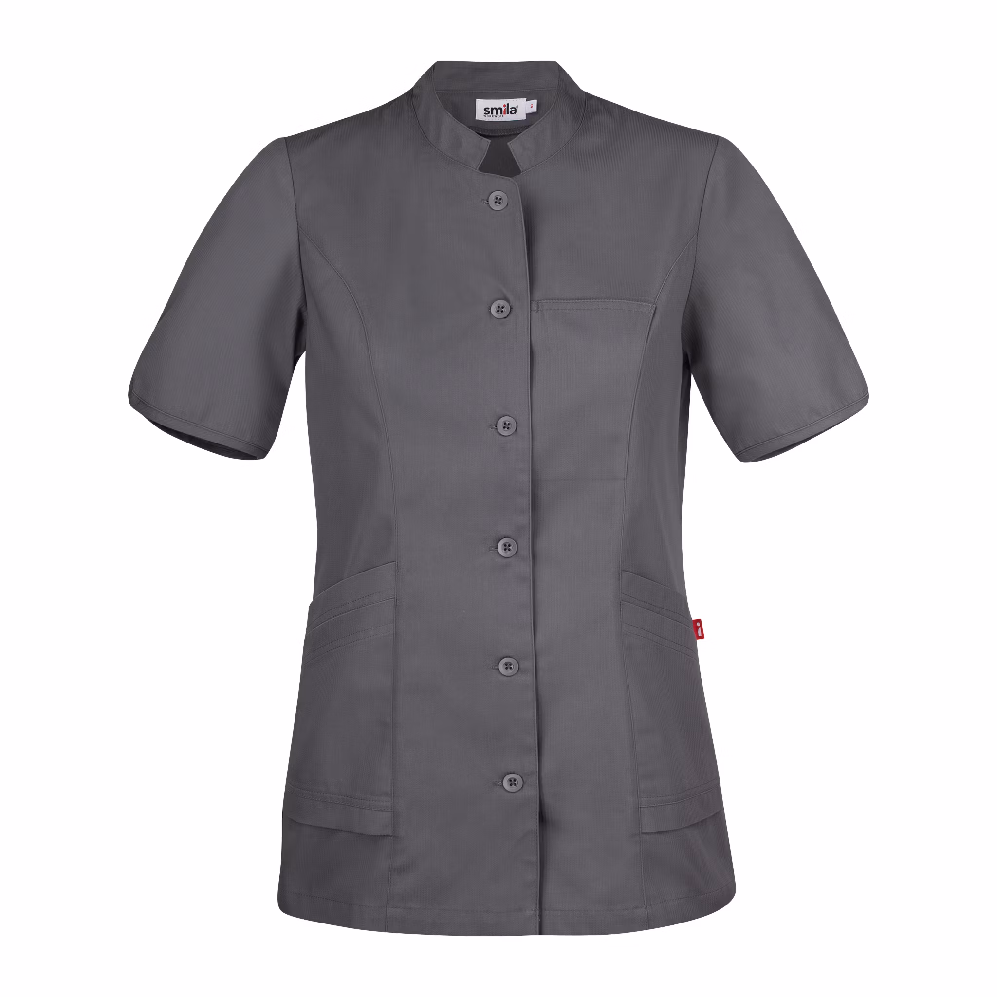 Blus med kinakrage | Smila Workwear