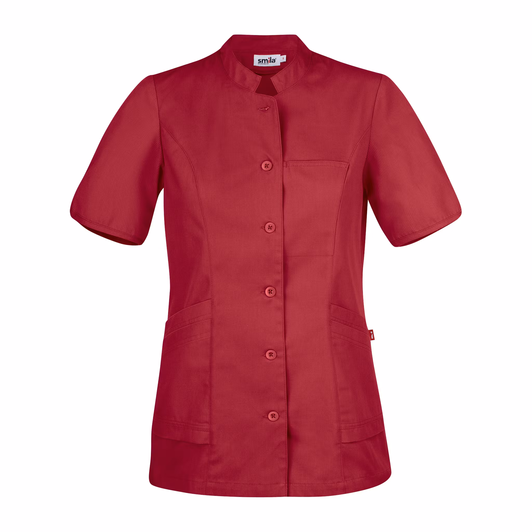 Blus med kinakrage | Smila Workwear