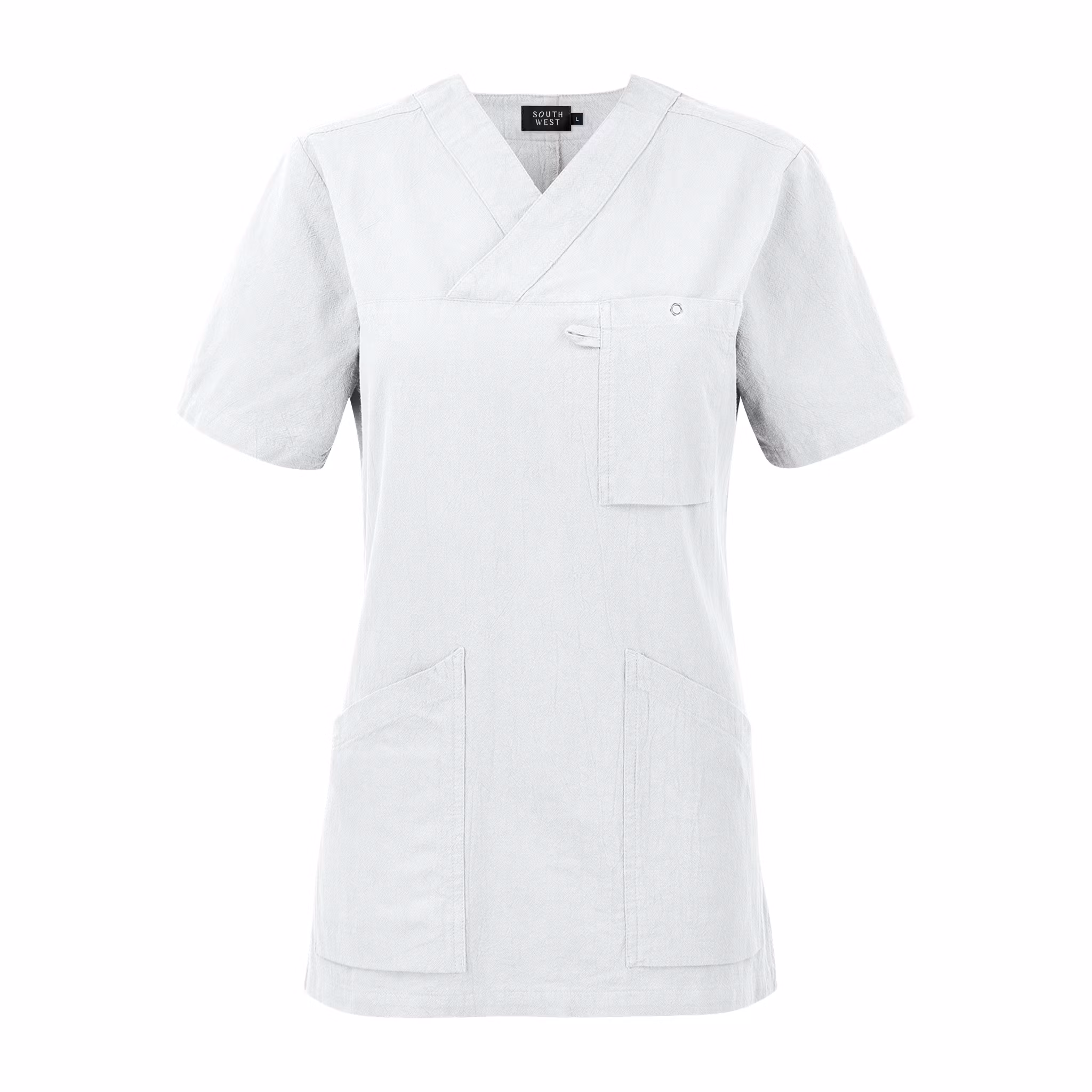 V-blus i bomull för dam | Smila Workwear