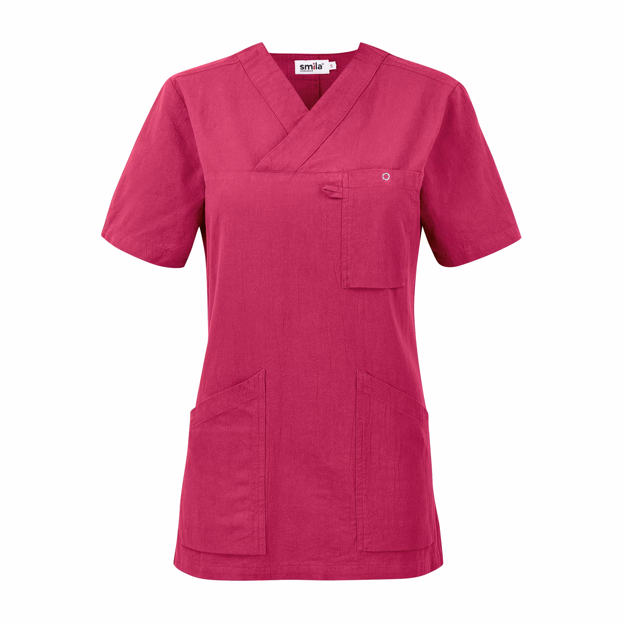 V-blus i bomull för dam | Smila Workwear