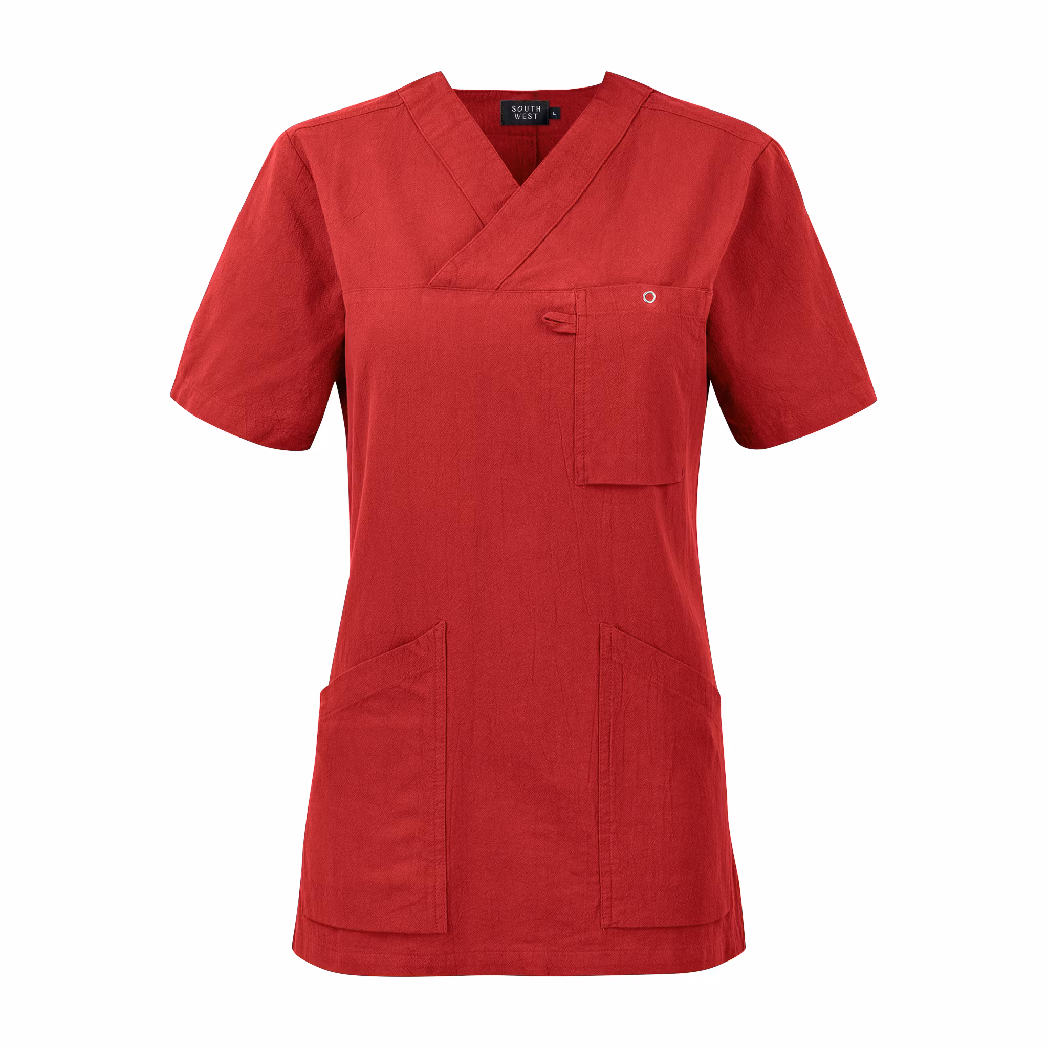 V-blus i bomull för dam | Smila Workwear