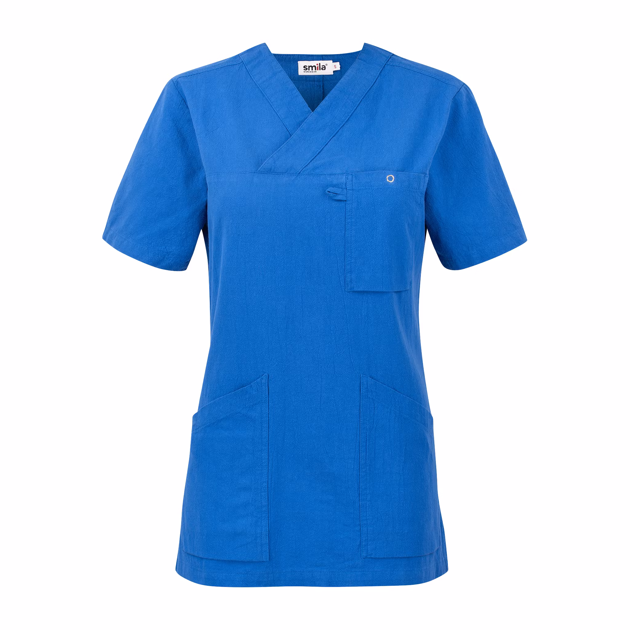 V-blus i bomull för dam | Smila Workwear