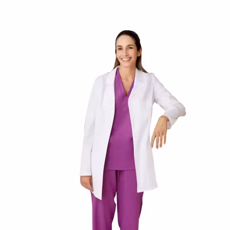 Vit rock för dam med tre fickor | Velilla