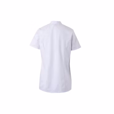 Vårdtunika för dam med tryckknappar och korta ärmar | Velilla