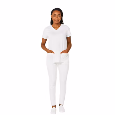 Byxa med stretch och hög midja för dam | Texstar