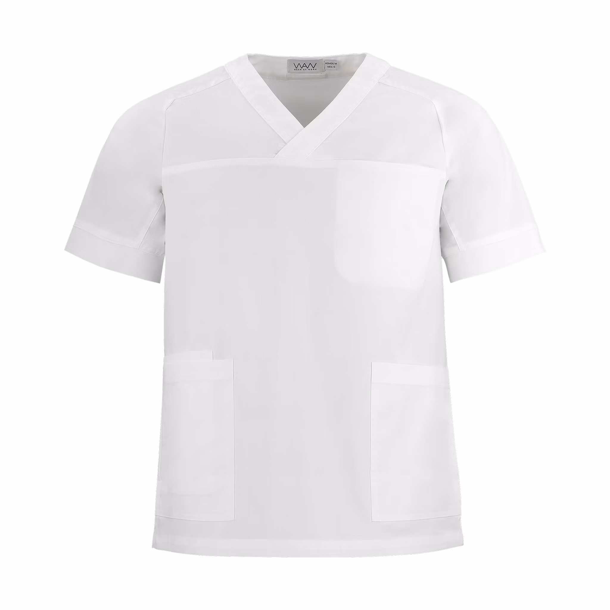 Vårdbussarong med stretchpaneler och raglansöm | Texstar