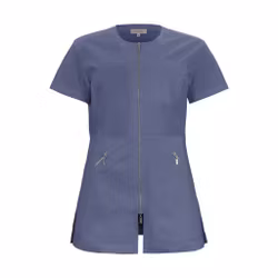 Figursydd vårdtopp med 2-vägsdragkedja och stretchtyg | Texstar