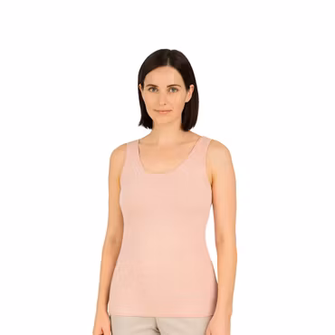 Mjukt linne i modal med rundad urringning och täckt rygg | Texstar