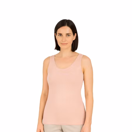 Mjukt linne i modal med rundad urringning och täckt rygg | Texstar