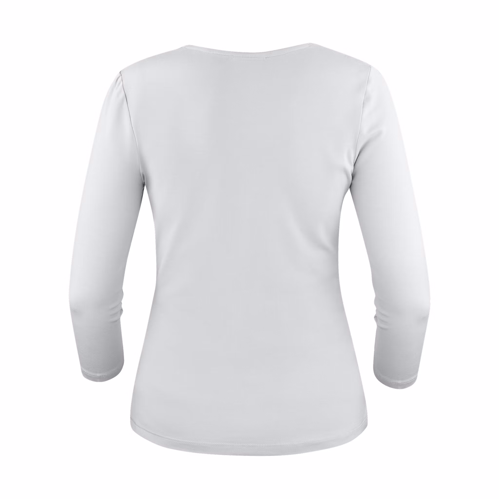 Mjuk topp i modal med rundad urringning och trekvartsärm | Texstar