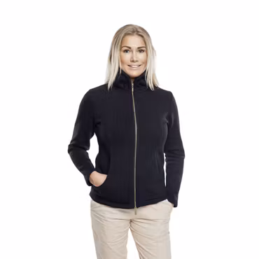 Sweatshirt i bomull och fleece med 2-vägsdragkedja | Texstar