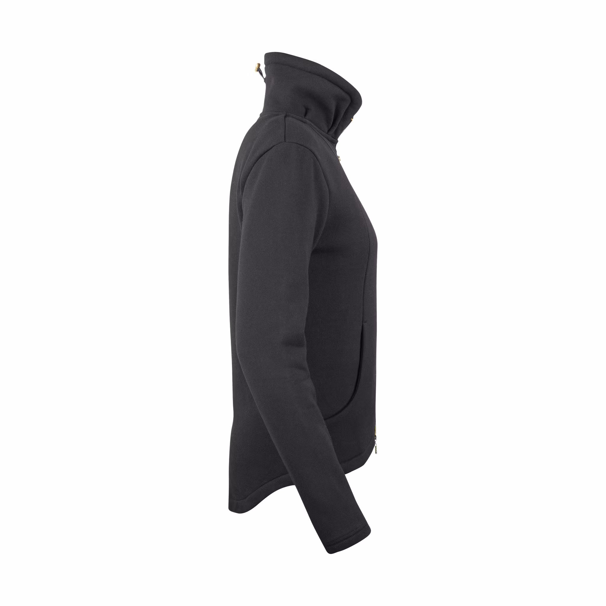 Sweatshirt i bomull och fleece med 2-vägsdragkedja | Texstar