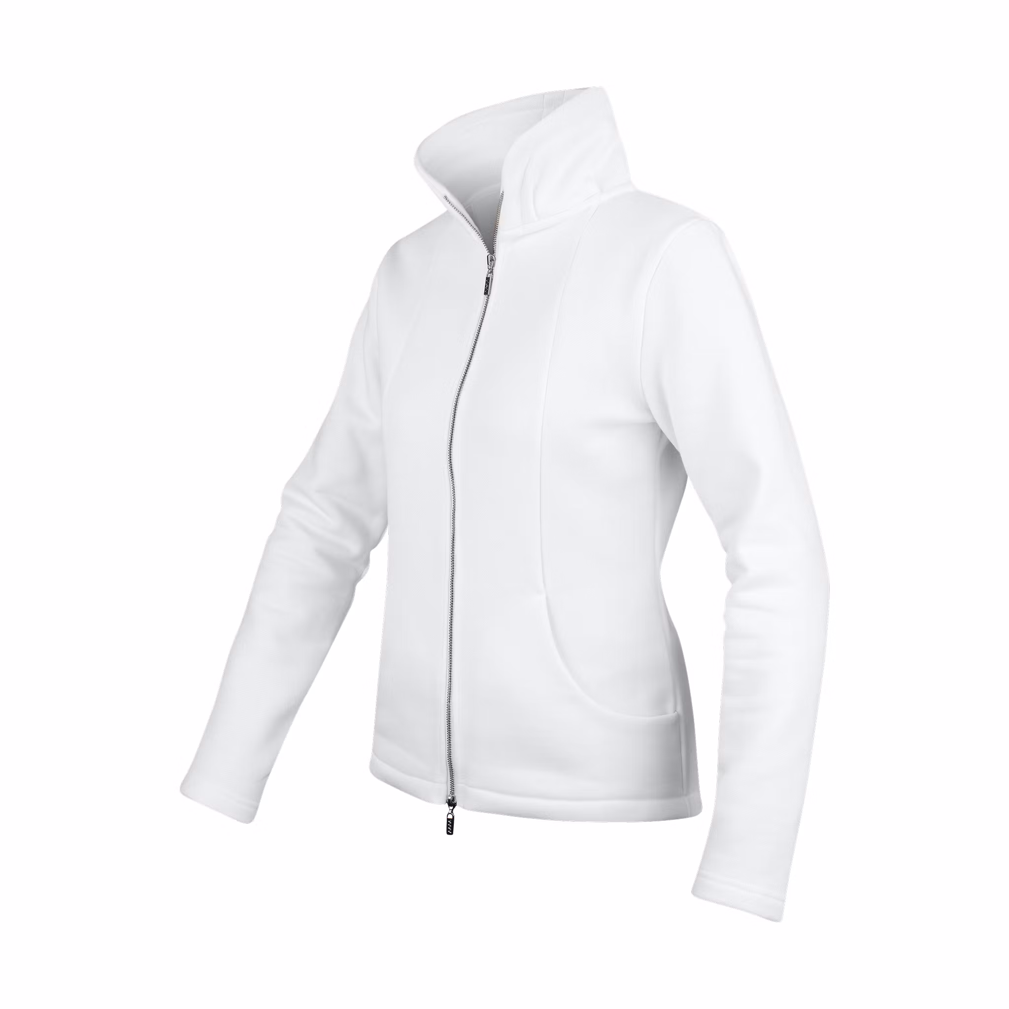 Sweatshirt i bomull och fleece med 2-vägsdragkedja | Texstar