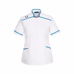 Medicinsk vit bussarong med stretch & extra rörelsefrihet för gravida | Portwest