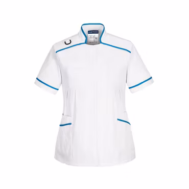 Medicinsk vit bussarong med stretch & extra rörelsefrihet för gravida | Portwest