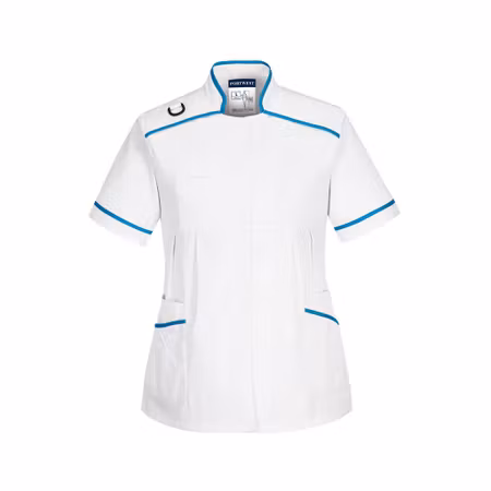 Medicinsk vit bussarong med stretch & extra rörelsefrihet för gravida | Portwest