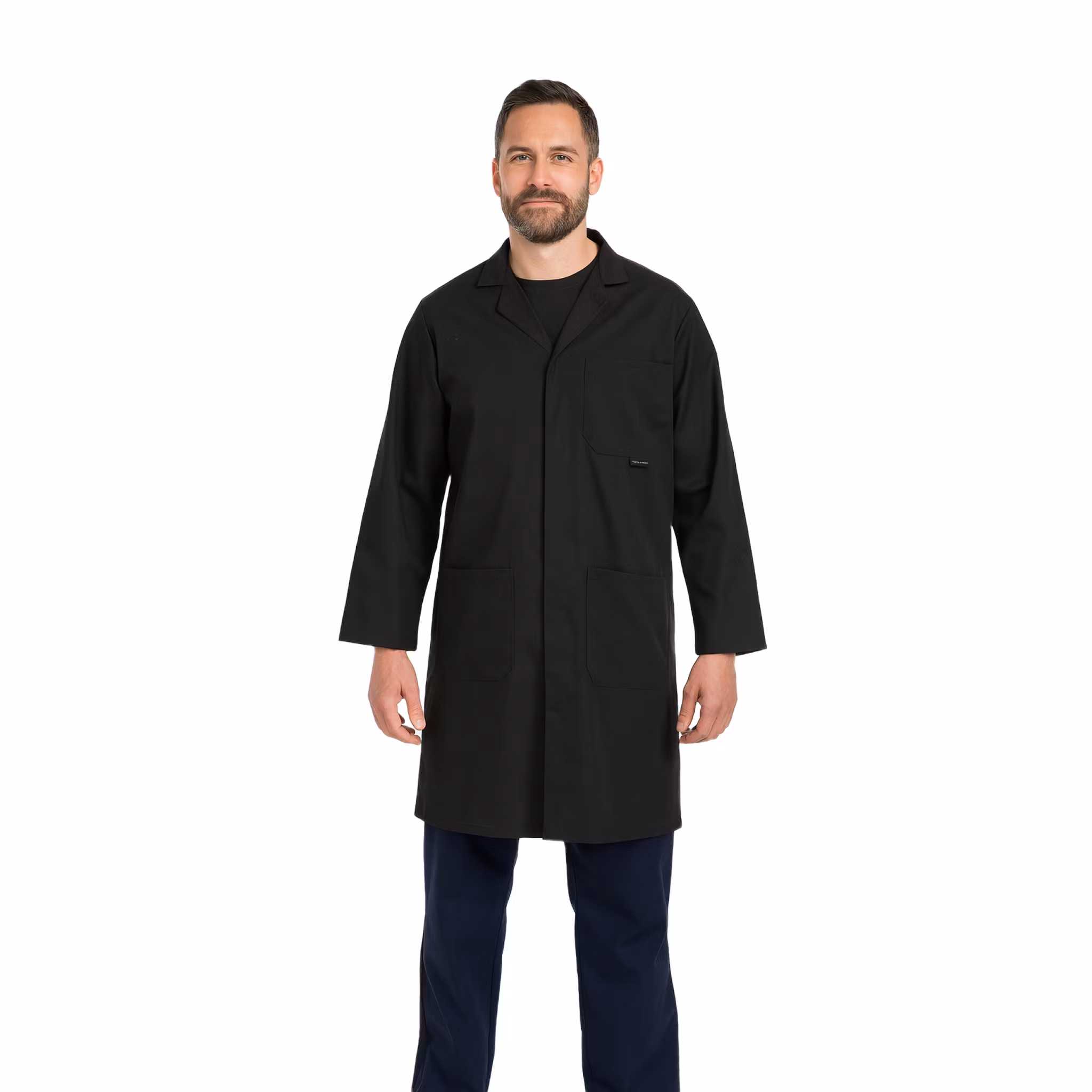 Standardrock med dold knappstängning & slitstarkt tyg | Portwest