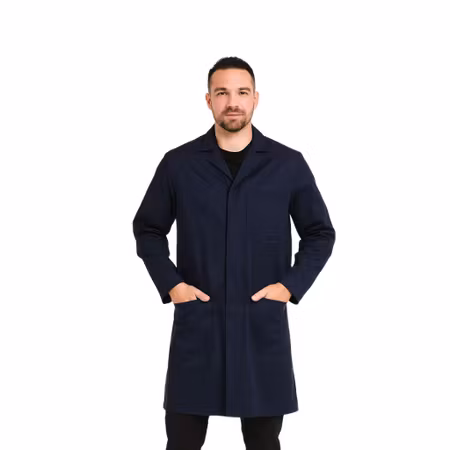 Standardrock med dold knappstängning & slitstarkt twilltyg | Portwest