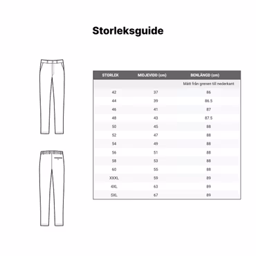 Arbetsbyxa Seattle unisex i bomullsstretch | Isacco