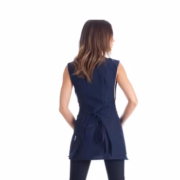 Serenity blå arbetsponcho i fläckresistent polyester för dam | West Rose