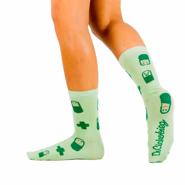 Arbetsstrumpor i kammad bomull med handsydd tåsöm och elastisk passform | Calzame