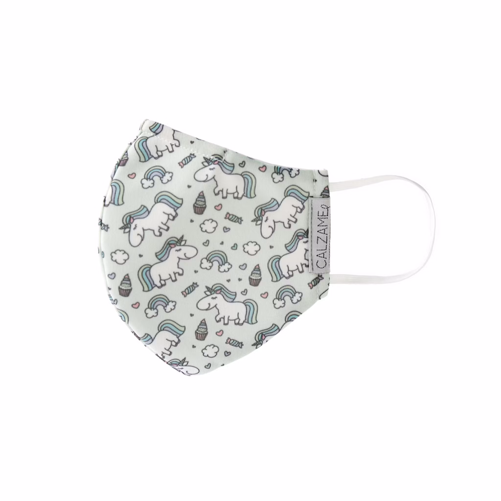 Återanvändbar textilmask med antimikrobiell behandling och näspassform | Calzame