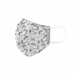 Återanvändbar textilmask med antimikrobiell behandling och näspassform | Calzame