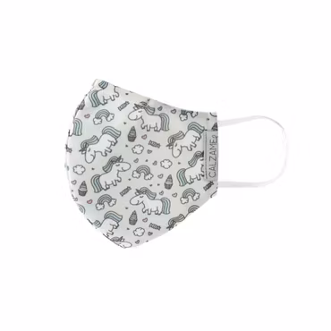 Återanvändbar textilmask med antimikrobiell behandling och näspassform | Calzame