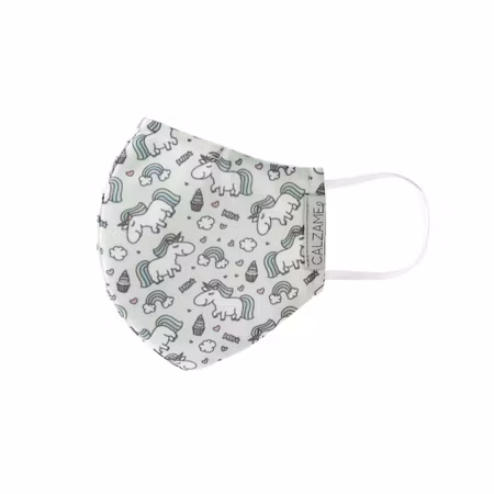 Återanvändbar textilmask med antimikrobiell behandling och näspassform | Calzame