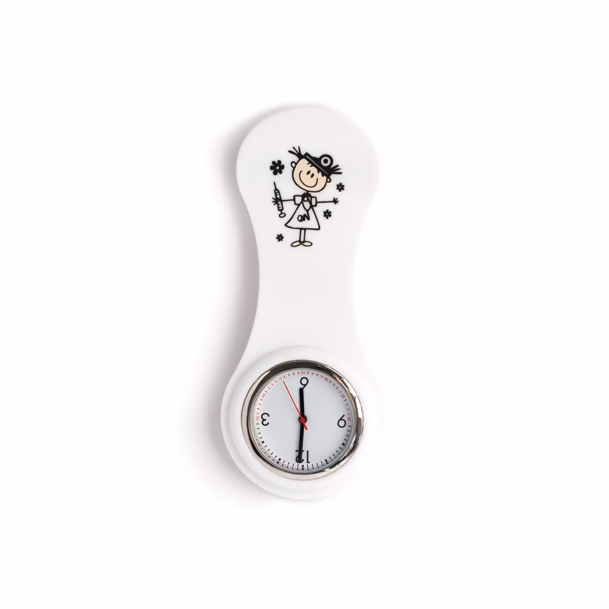 Klocka med silikonhållare och japanskt kvartsurverk | Gute Besserung