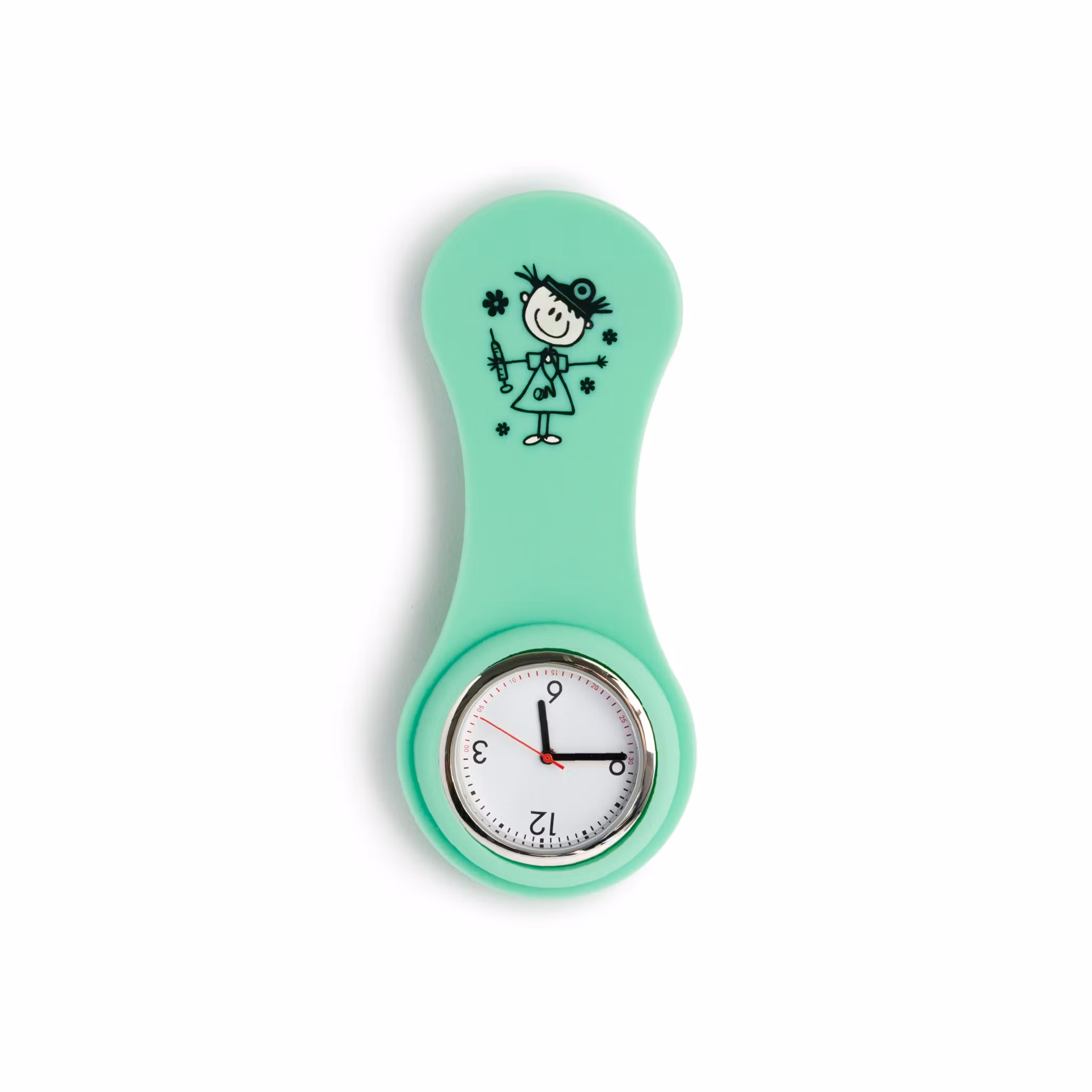 Klocka med silikonhållare och japanskt kvartsurverk | Gute Besserung