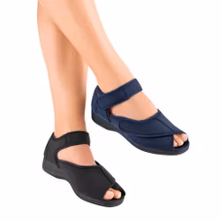 Gaviota ekologisk sandal i textil med kardborreband och halkfri sula | Calzame