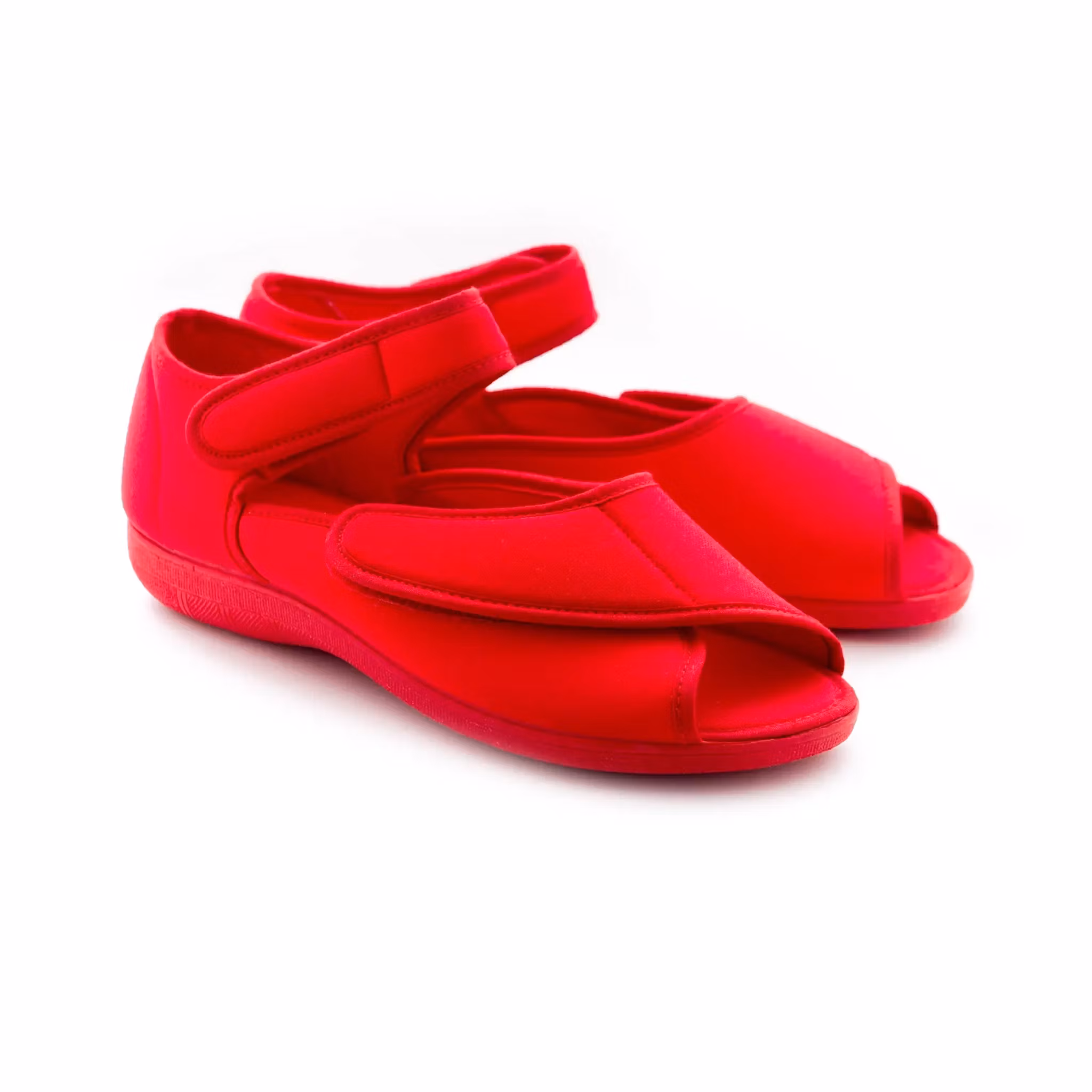 Gaviota ekologisk sandal i textil med kardborreband och halkfri sula | Calzame