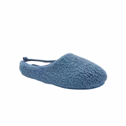 Toffel med fårskinnsfoder och gummisula | Calzame