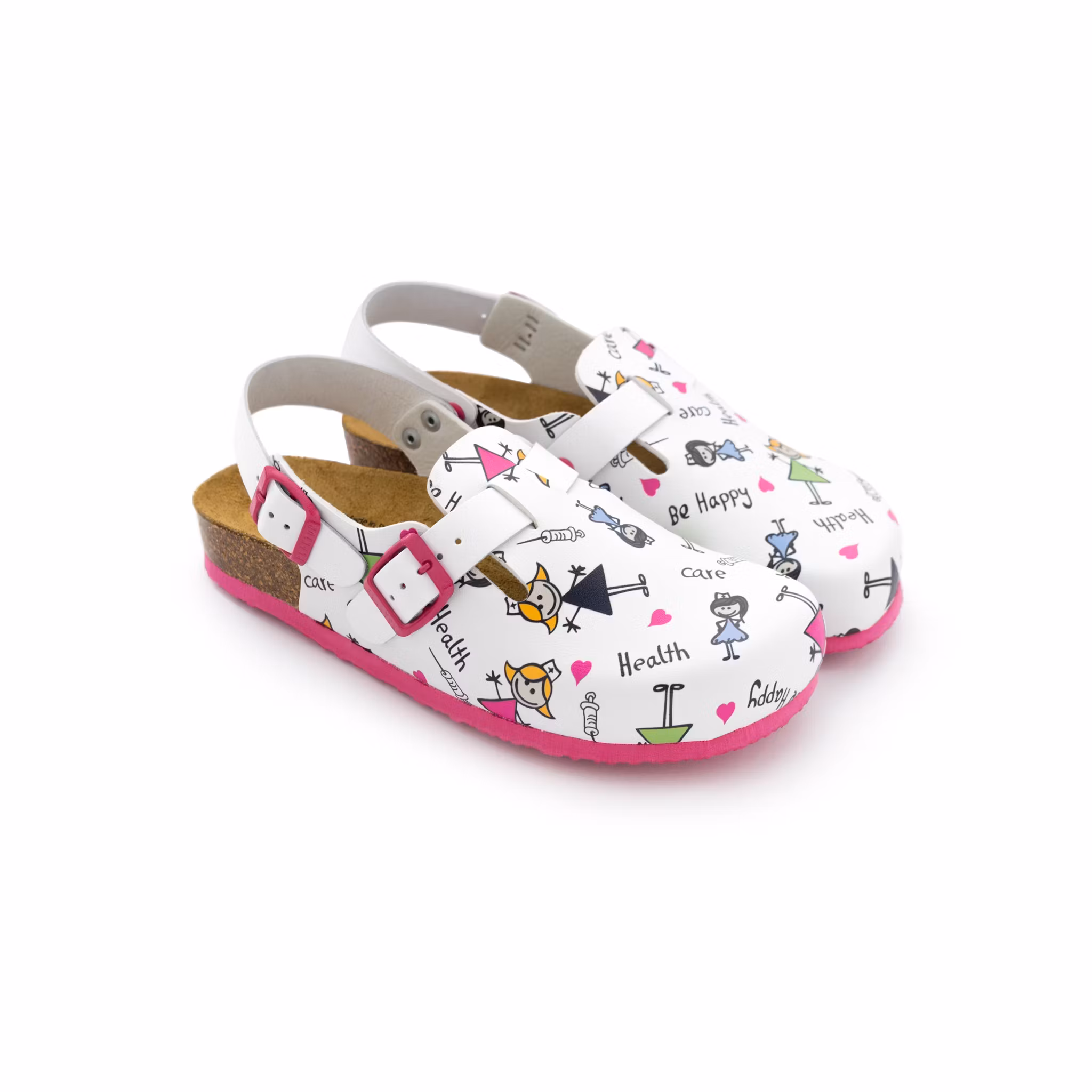 Toffel med anatomisk korksula och justerbara remmar | Calzame