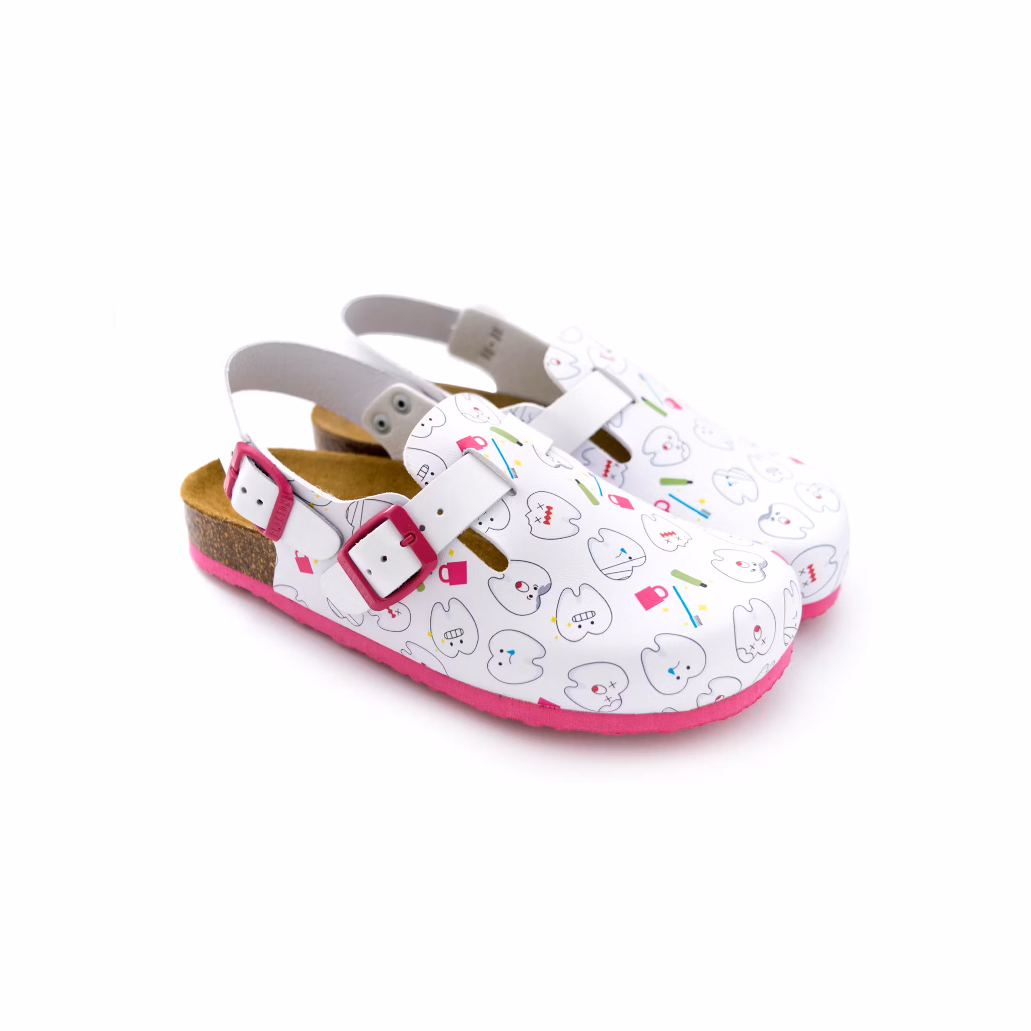 Toffel med anatomisk korksula och justerbara remmar | Calzame