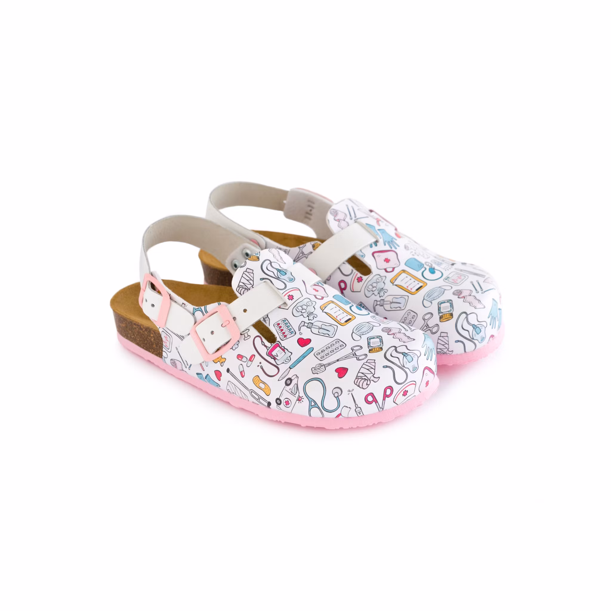 Toffel med anatomisk korksula och justerbara remmar | Calzame