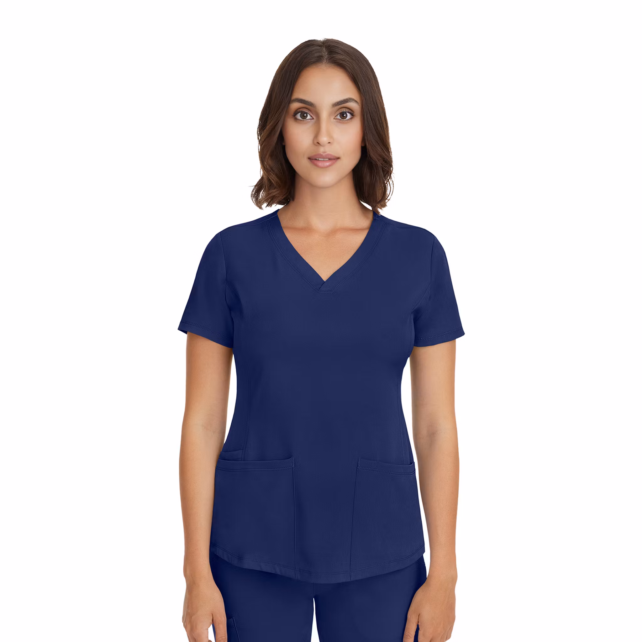 Monica vårdtunika med V-ringning, stretch och flera fickor | Healing Hands