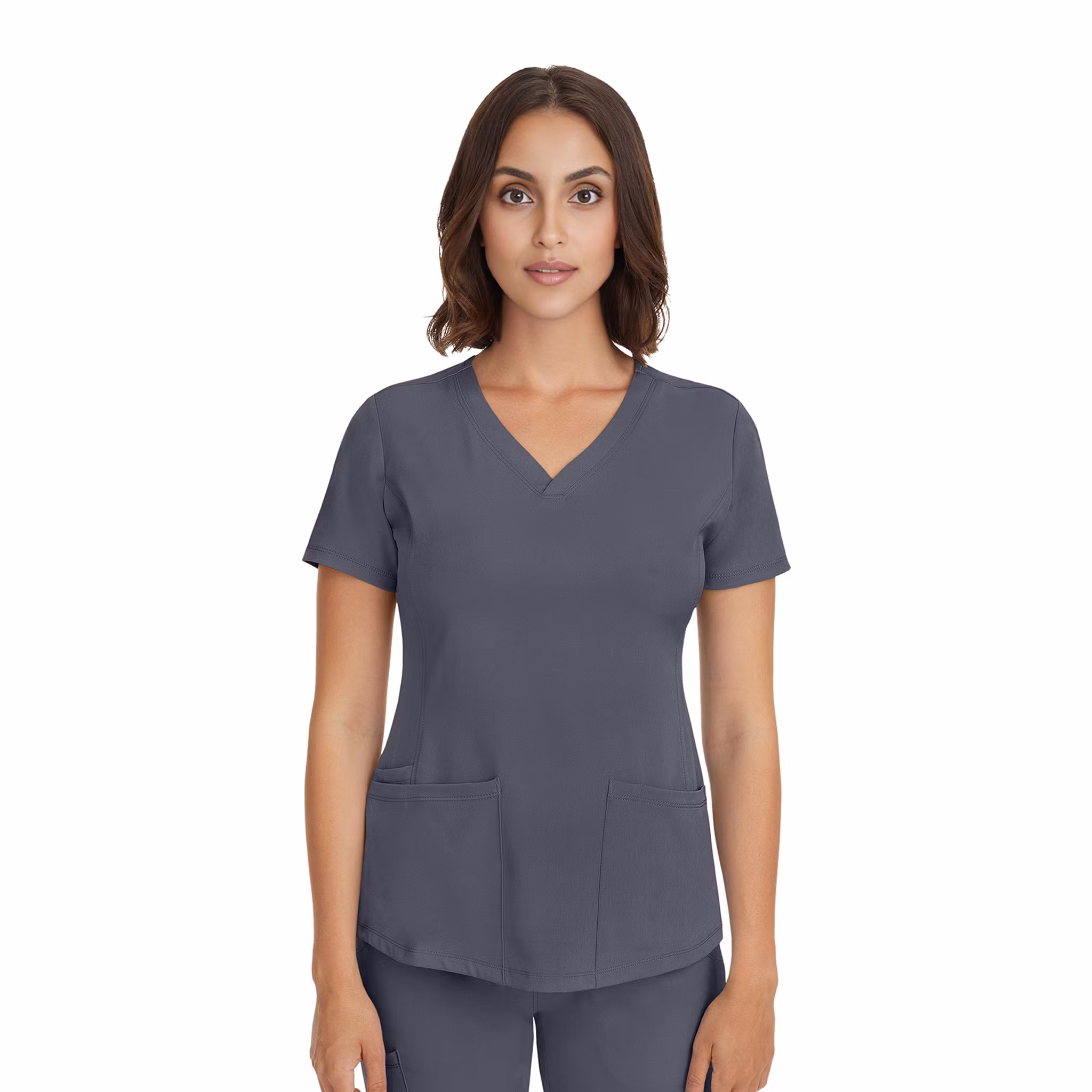 Monica vårdtunika med V-ringning, stretch och flera fickor | Healing Hands