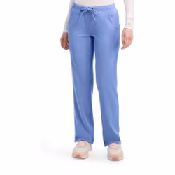 Rebecca vårdbyxa i stretch med rak benform för dam | Healing Hands